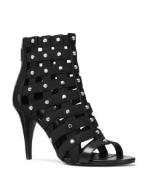 MICHAEL Michael Kors Sherry Studded Cage High Heel Sandals x at Bloomingdales